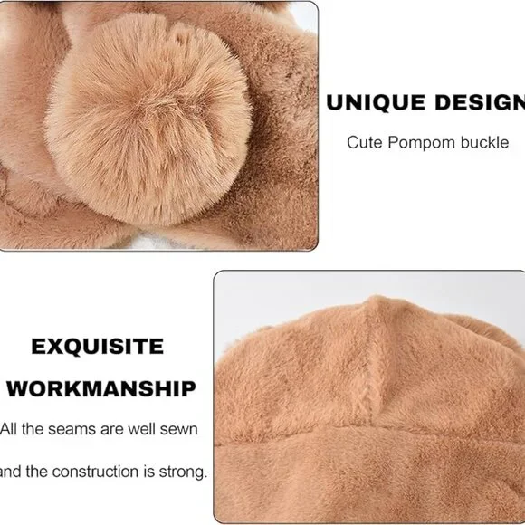 Slouchy Fleece Beanie Winter Hat - Picture 6 of 6